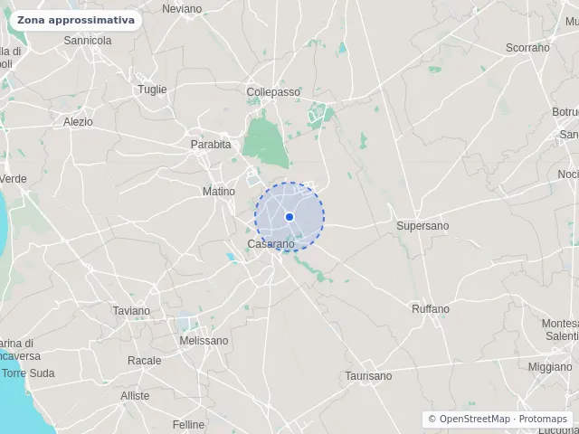 Mappa di Casarano, Lecce