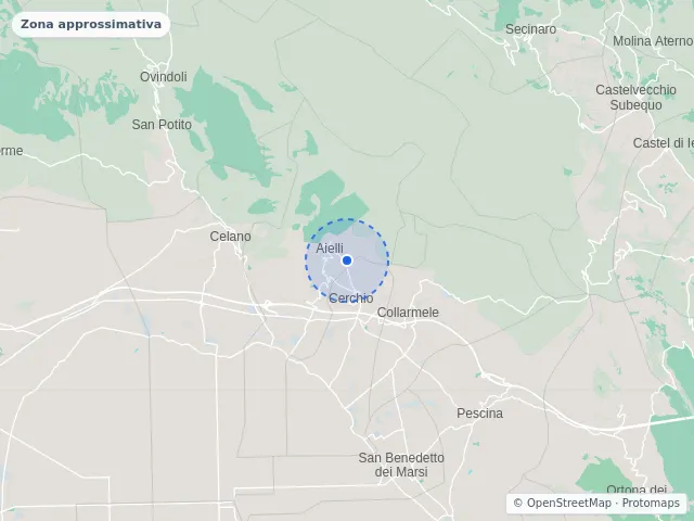 Mappa di Celano, L'Aquila