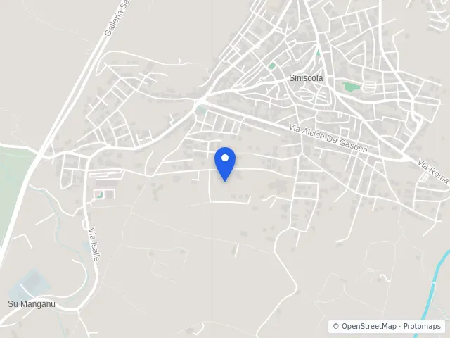 Mappa di Siniscola, Nuoro