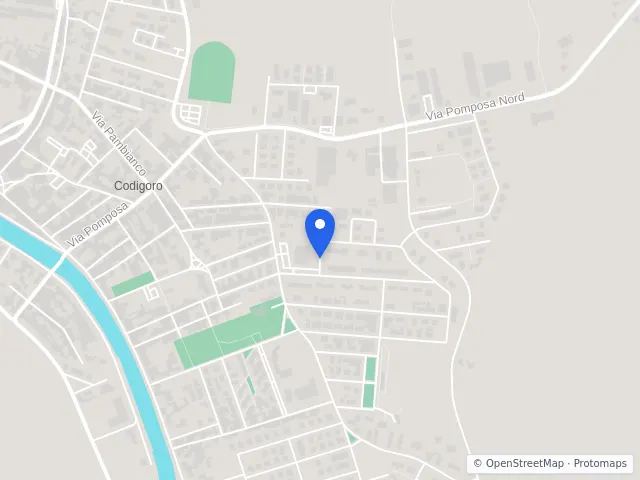 Mappa di Codigoro, Ferrara