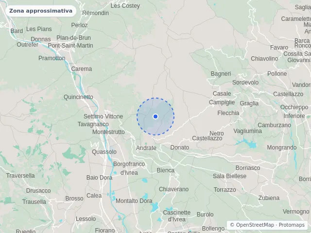 Mappa di Andrate, Torino