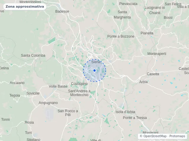 Mappa di Siena