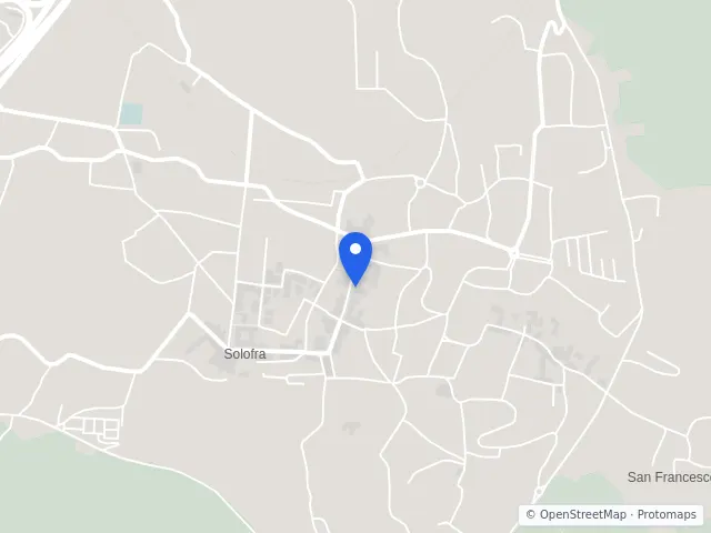 Mappa di Solofra, Avellino