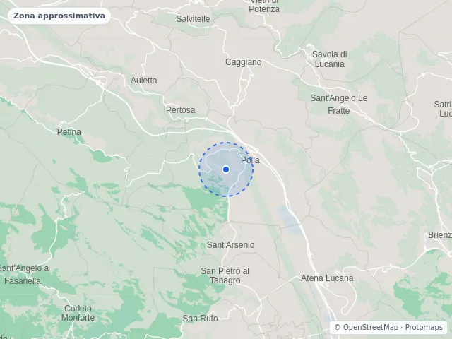 Mappa di Polla, Salerno