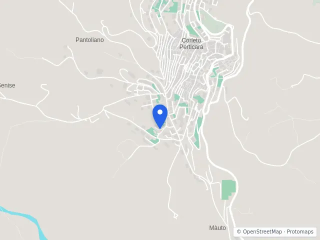 Mappa di Corleto Perticara, Potenza