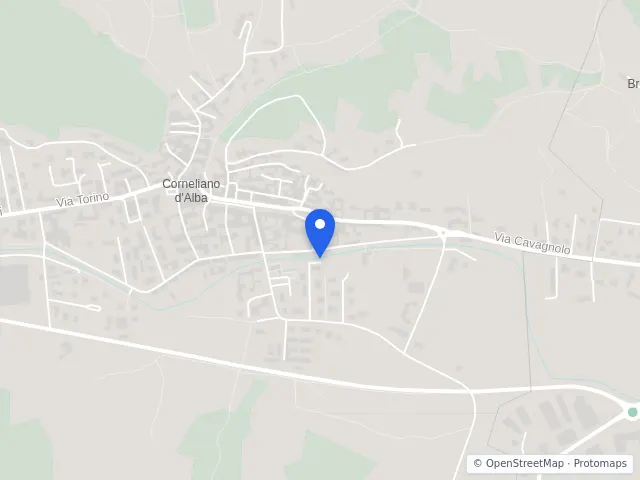 Mappa di Corneliano d'Alba, Cuneo
