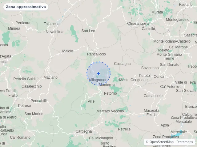 Mappa di Montecopiolo, Rimini
