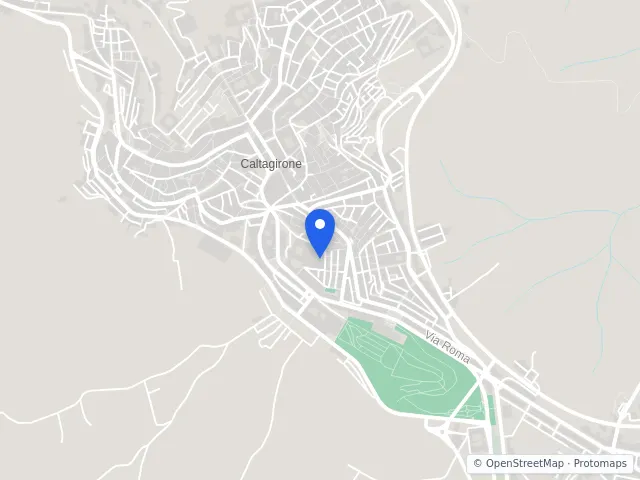 Mappa di Caltagirone, Catania