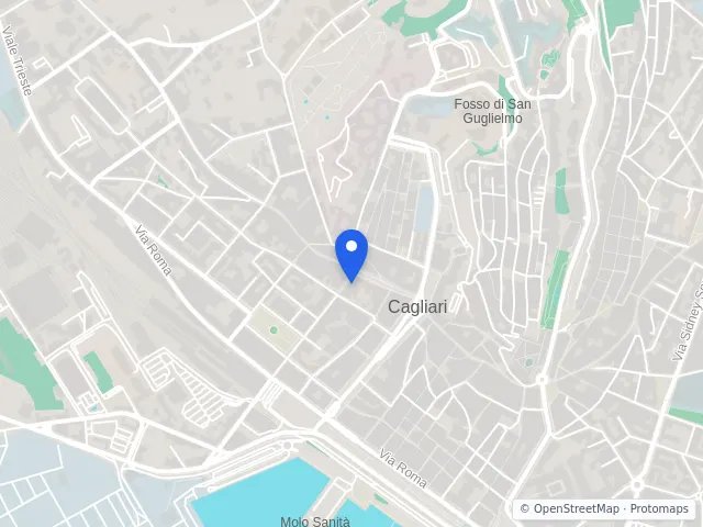 Mappa di Cagliari