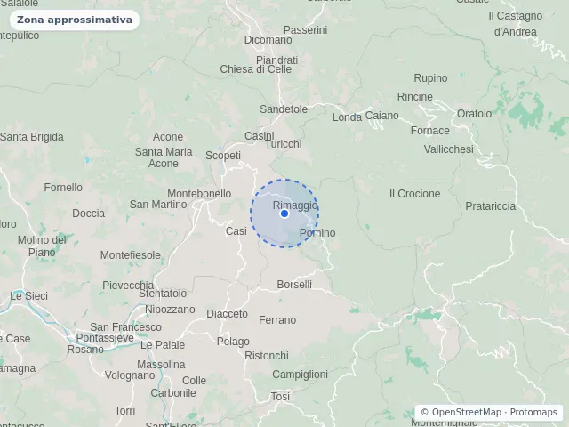 Mappa di Rufina, Firenze