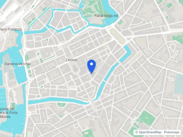 Mappa di Livorno