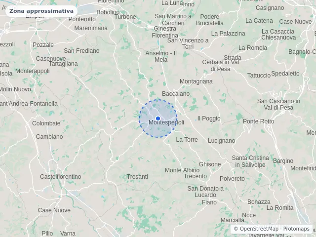 Mappa di Montespertoli, Firenze