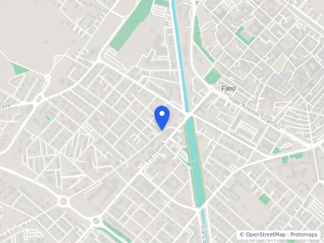 Mappa di Fano, Pesaro e Urbino