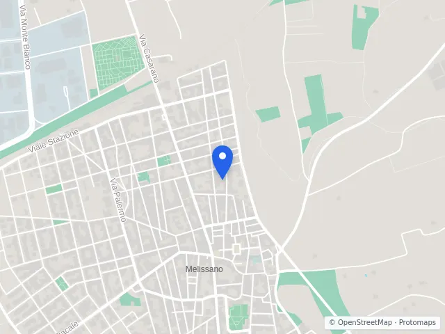 Mappa di Melissano, Lecce