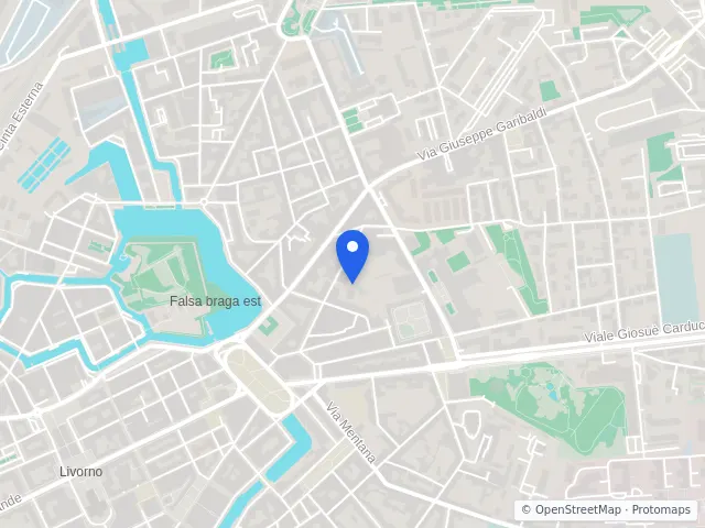 Mappa di Livorno