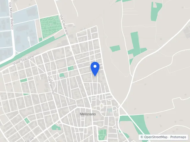Mappa di Melissano, Lecce
