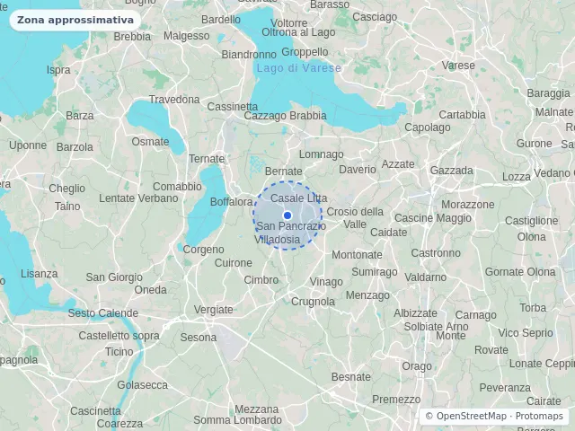 Mappa di Casale Litta, Varese
