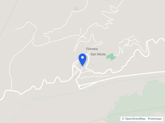 Mappa di Fiumara, Reggio di Calabria