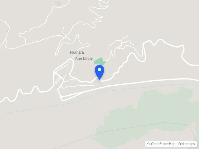 Mappa di Fiumara, Reggio di Calabria