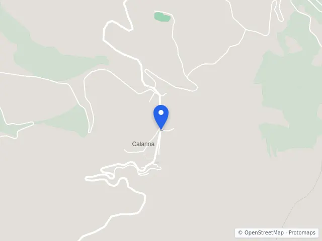 Mappa di Calanna, Reggio di Calabria
