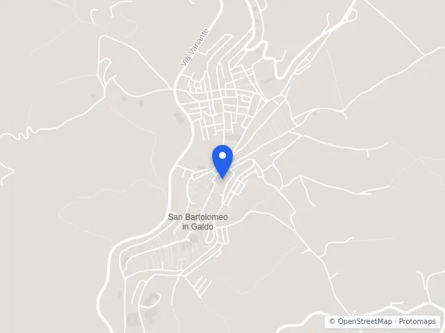 Mappa di San Bartolomeo in Galdo, Benevento