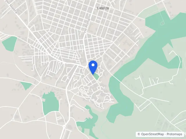 Mappa di Laterza, Taranto
