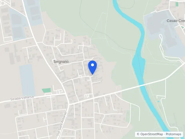 Mappa di Sergnano, Cremona