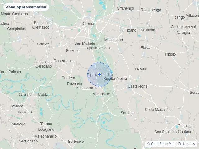 Mappa di Ripalta Guerina, Cremona