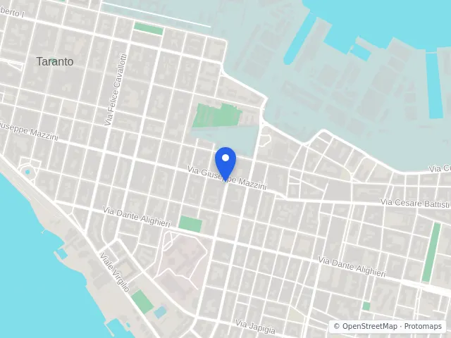 Mappa di Taranto