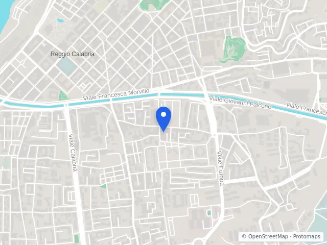 Mappa di Reggio di Calabria