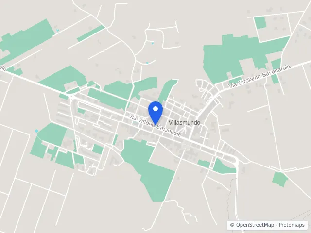 Mappa di Melilli, Siracusa
