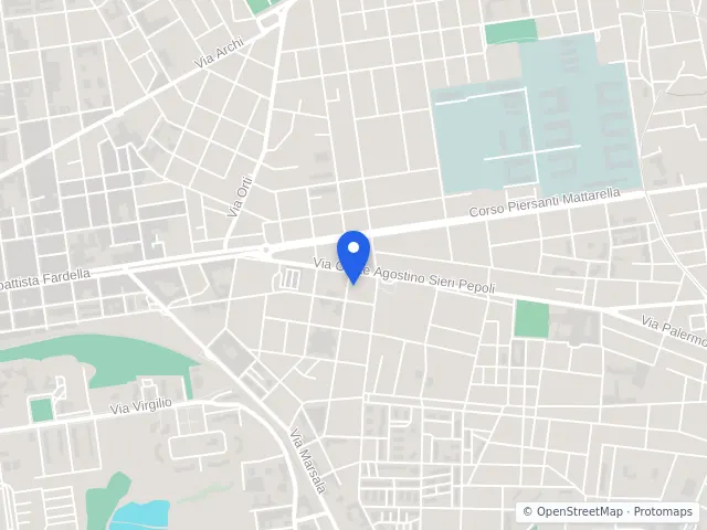 Mappa di Trapani
