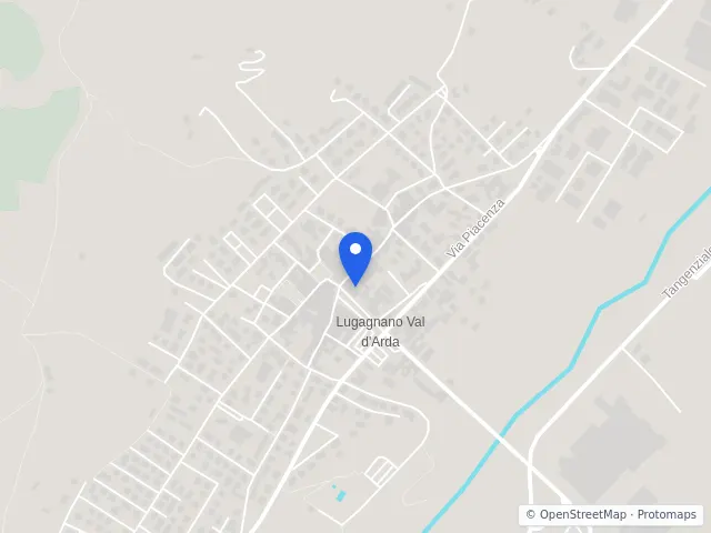 Mappa di Lugagnano Val d'Arda, Piacenza