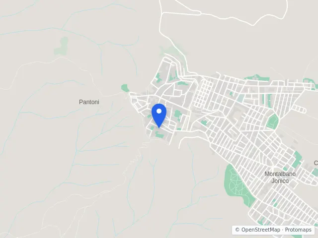 Mappa di Montalbano Jonico, Matera