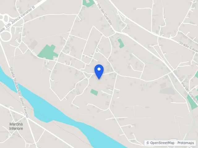 Mappa di Marina di Gioiosa Ionica, Reggio di Calabria