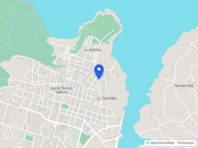Mappa di Santa Teresa Gallura, Sassari