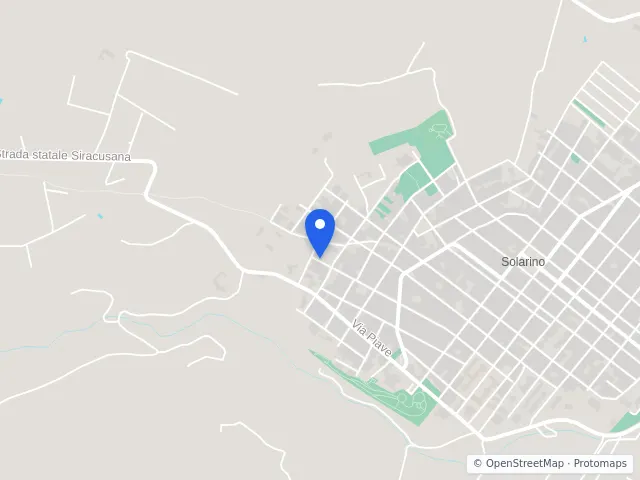 Mappa di Solarino, Siracusa