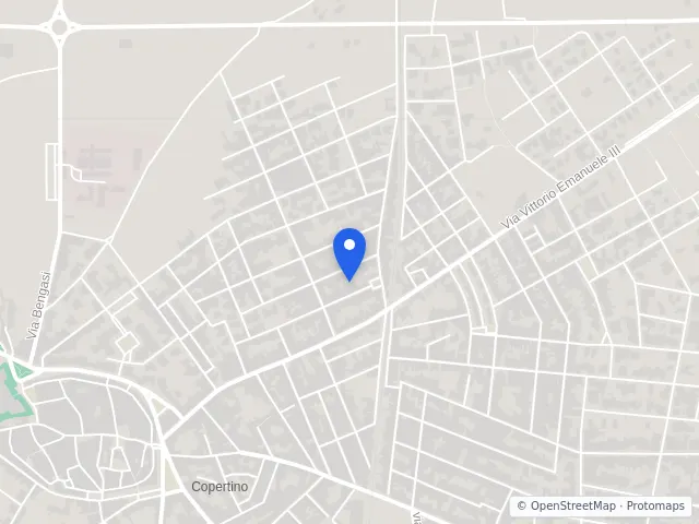 Mappa di Copertino, Lecce
