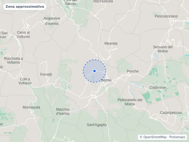 Mappa di Isernia