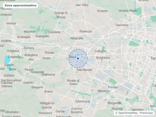 Mappa di Rivoli, Torino