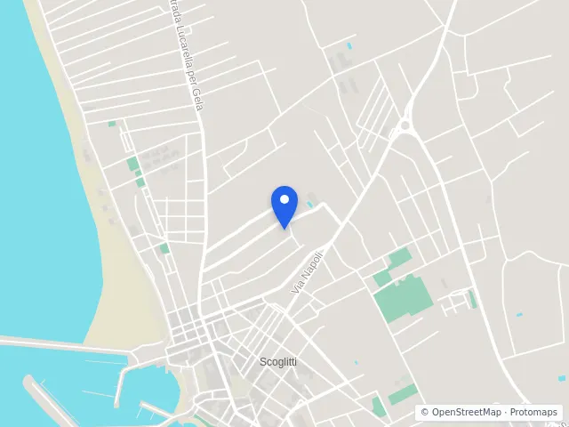 Mappa di Vittoria, Ragusa