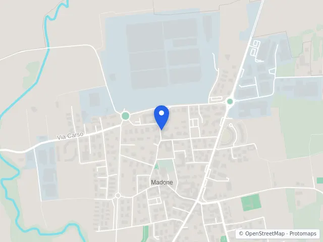 Mappa di Madone, Bergamo