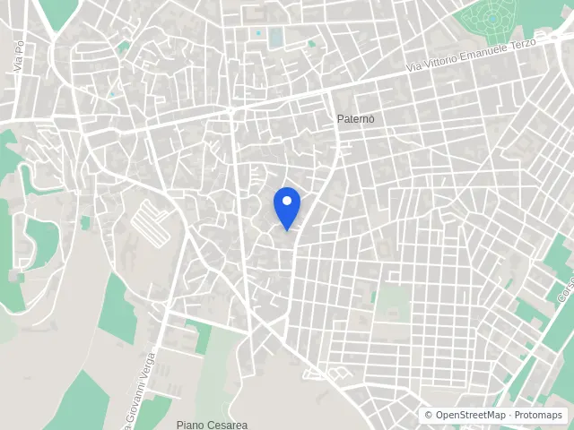 Mappa di Paternò, Catania