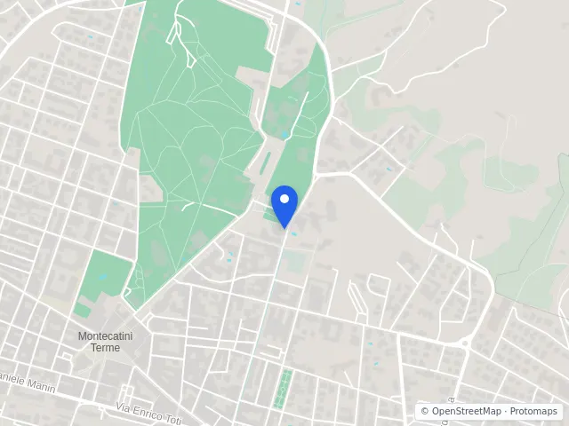 Mappa di Montecatini-Terme, Pistoia