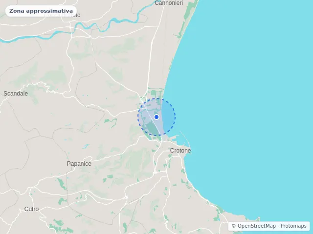 Mappa di Crotone