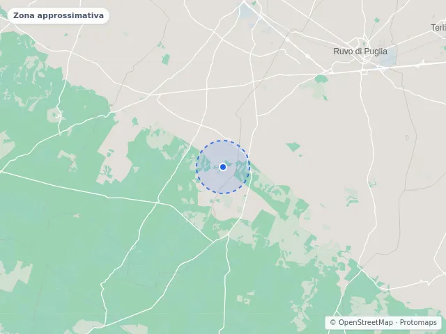Mappa di Ruvo di Puglia, Bari
