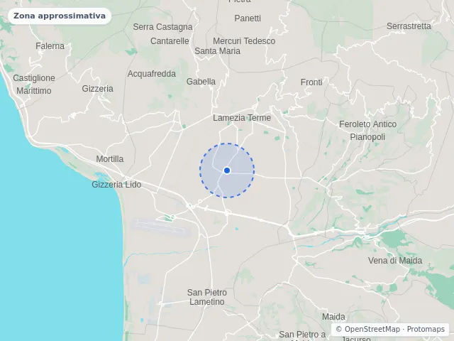 Mappa di Lamezia Terme, Catanzaro