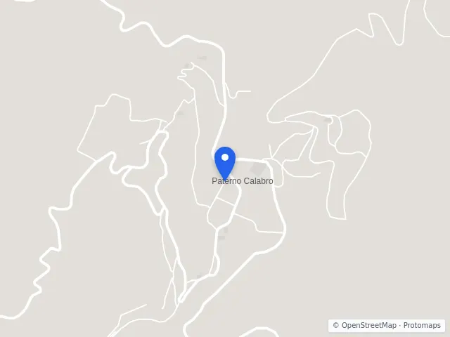 Mappa di Paterno Calabro, Cosenza
