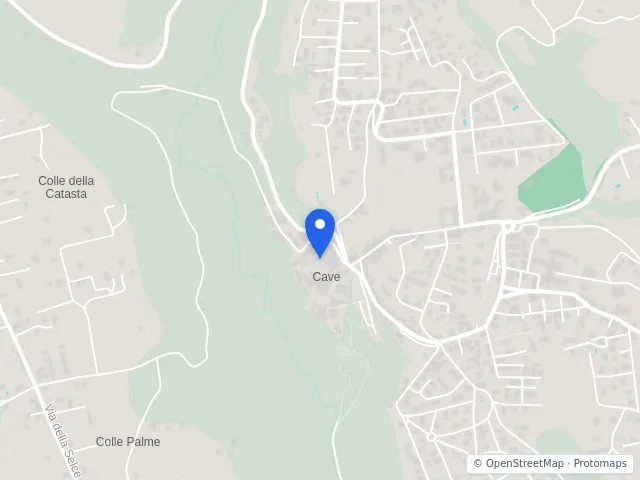Mappa di Cave, Roma