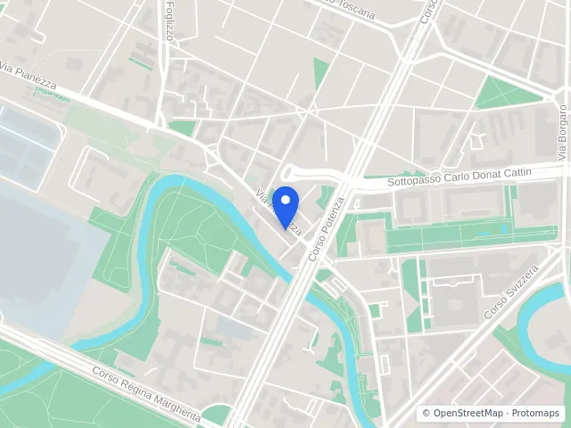 Mappa di Torino